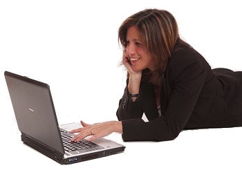 website designer woman with laptop