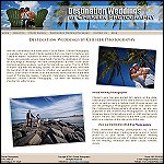 Destination Wedding Photography website - Boca Raton, FL