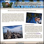 Destination Wedding Photography website - Boca Raton, FL